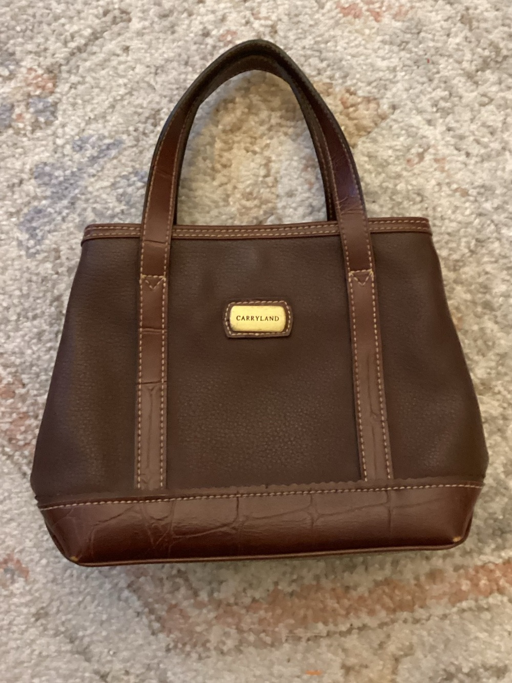 Carryland Brown Mini Tote Bag
